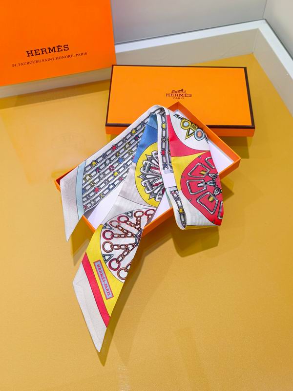 Hermes silk ribbon 5X86cm E08 (6)