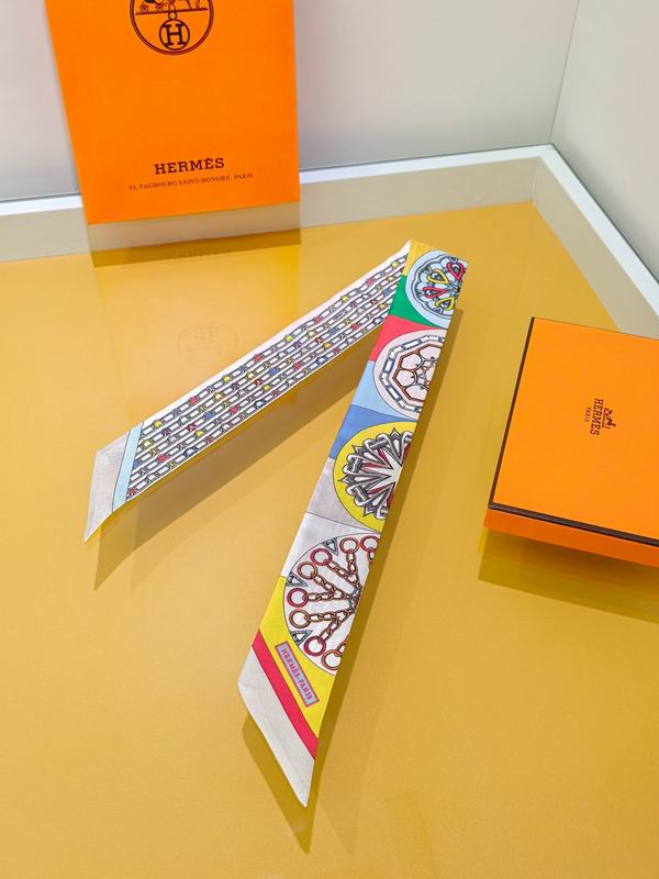 Hermes silk ribbon 5X86cm E08 (7)