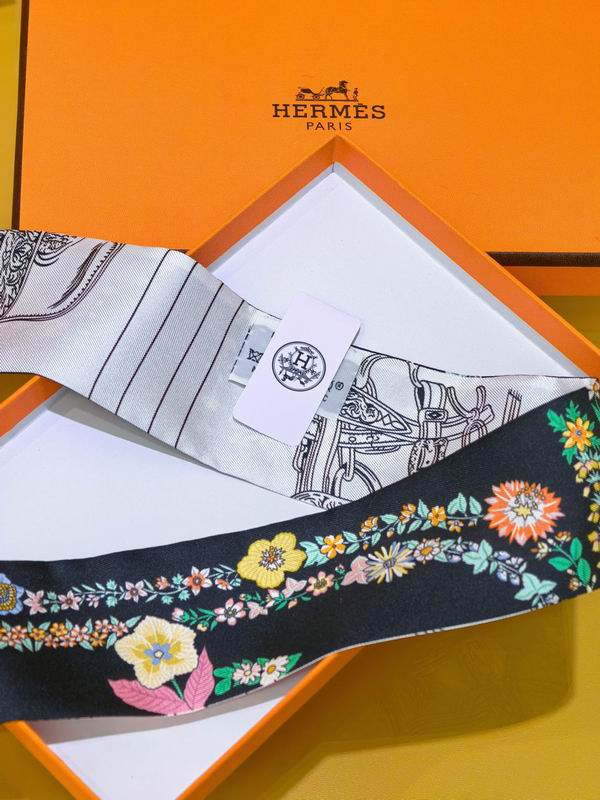 Hermes silk ribbon 5X86cm E09 (20)
