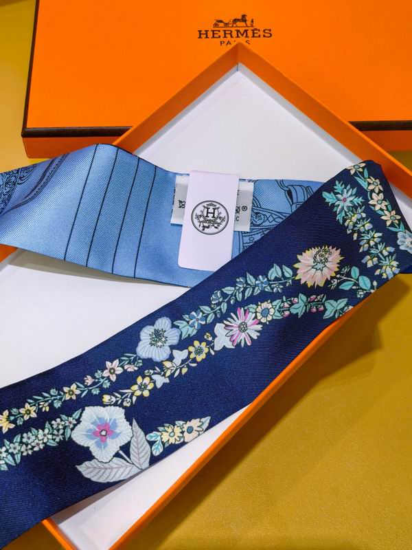 Hermes silk ribbon 5X86cm E09 (29)