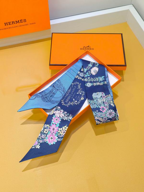 Hermes silk ribbon 5X86cm E09 (31)