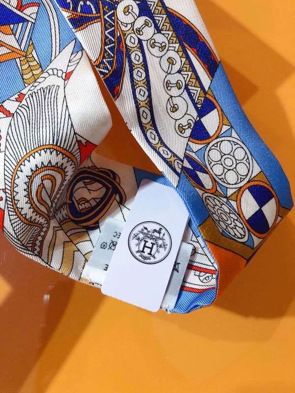 Hermes silk ribbon 5X86cm E105 (12)