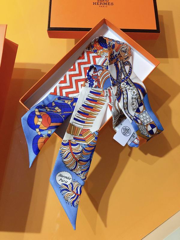 Hermes silk ribbon 5X86cm E105 (13)