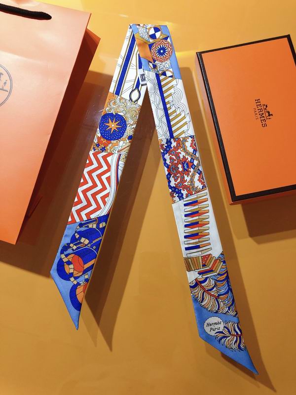 Hermes silk ribbon 5X86cm E105 (14)