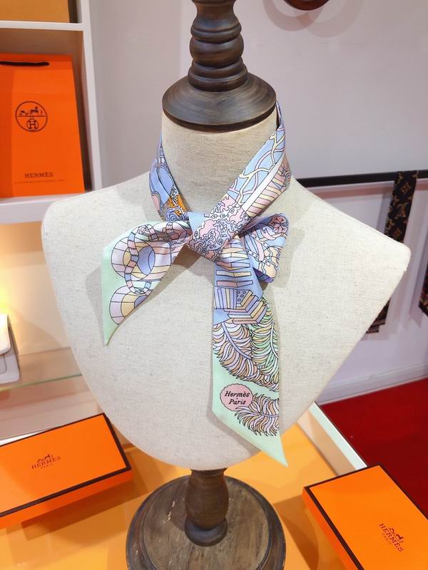 Hermes silk ribbon 5X86cm E105 (3)