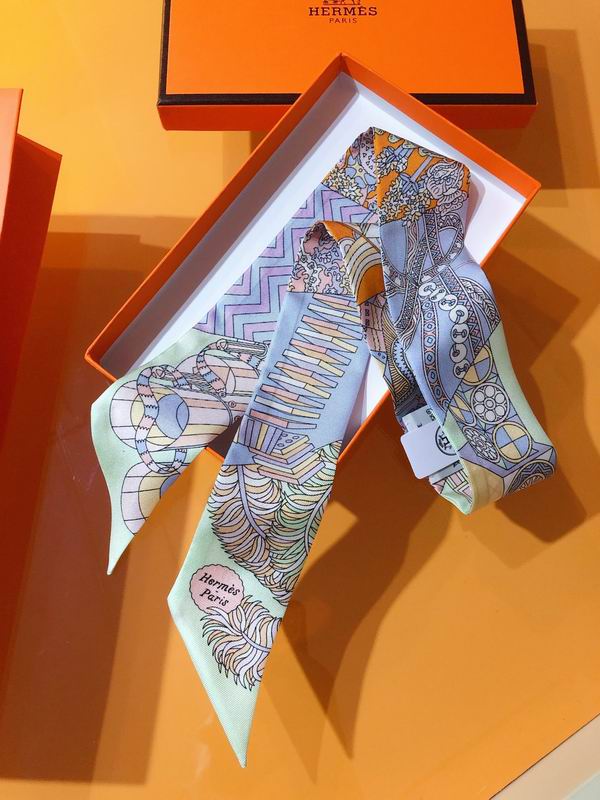 Hermes silk ribbon 5X86cm E105 (6)