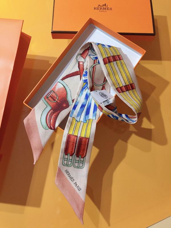 Hermes silk ribbon 5X86cm E106 (12)
