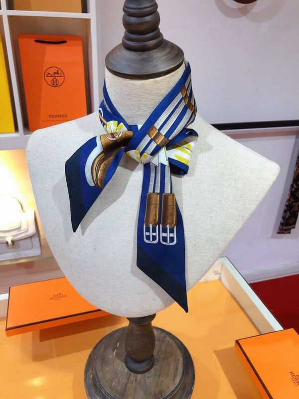 Hermes silk ribbon 5X86cm E106 (2)