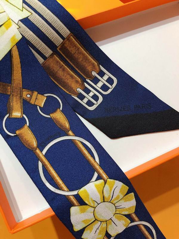 Hermes silk ribbon 5X86cm E106 (3)