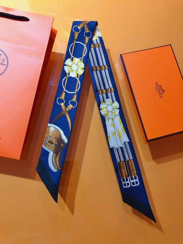 Hermes silk ribbon 5X86cm E106 (6)