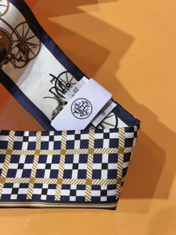 Hermes silk ribbon 5X86cm E107 (13)