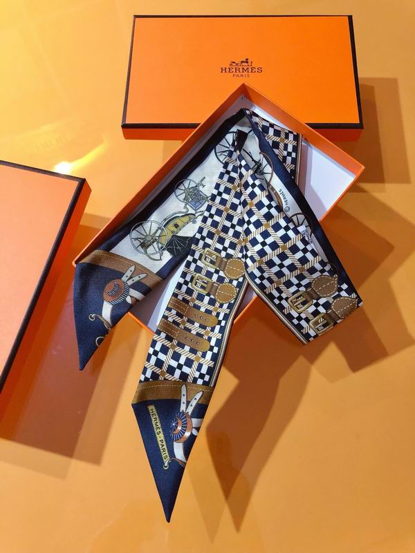 Hermes silk ribbon 5X86cm E107 (14)