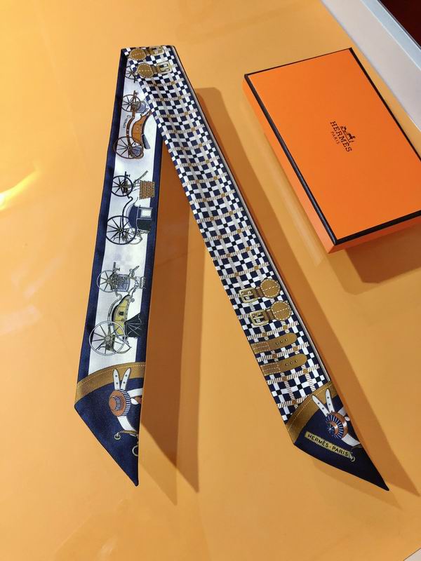 Hermes silk ribbon 5X86cm E107 (15)