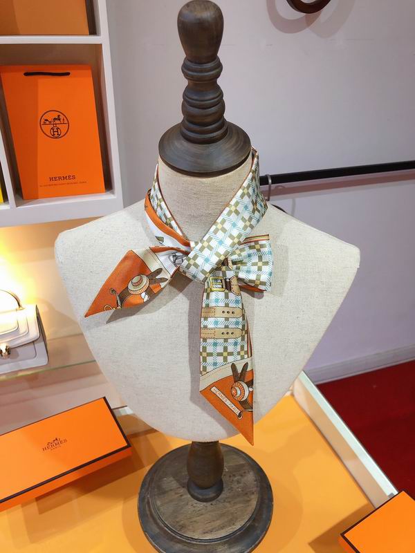 Hermes silk ribbon 5X86cm E107 (19)