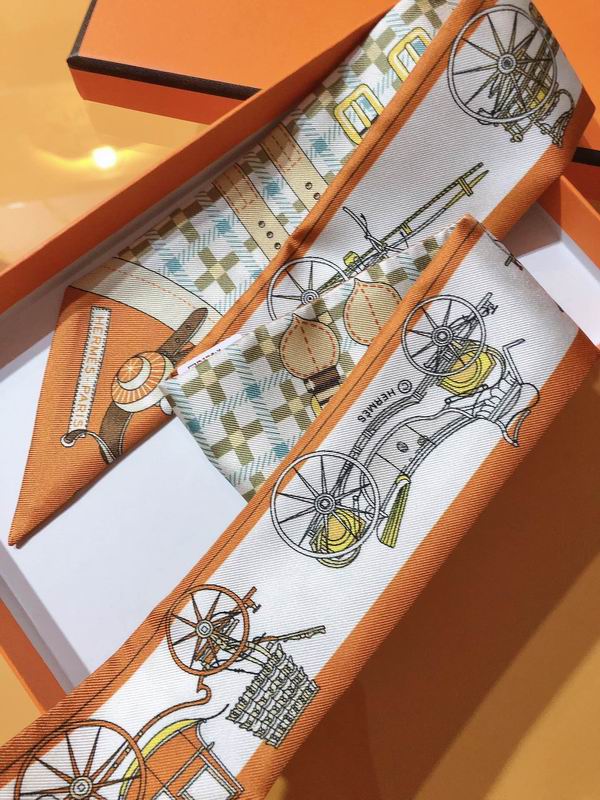 Hermes silk ribbon 5X86cm E107 (20)