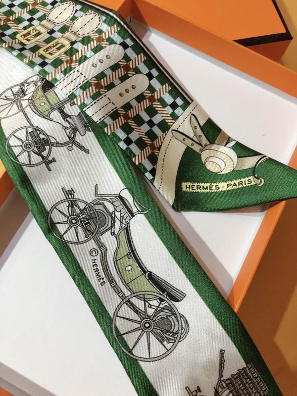 Hermes silk ribbon 5X86cm E107 (3)