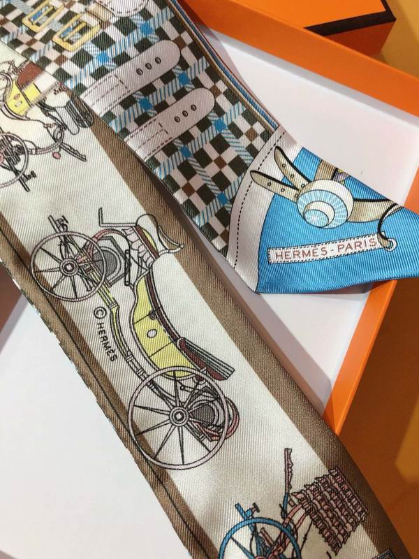Hermes silk ribbon 5X86cm E107 (30)