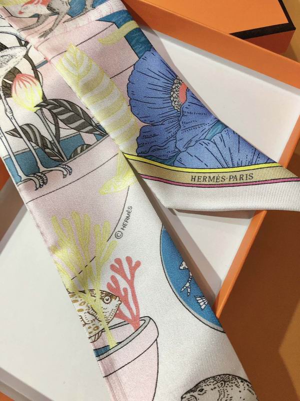 Hermes silk ribbon 5X86cm E108 (21)