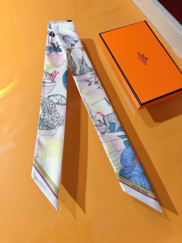 Hermes silk ribbon 5X86cm E108 (24)