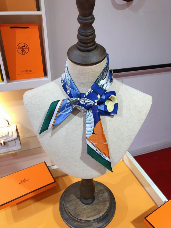 Hermes silk ribbon 5X86cm E108 (28)