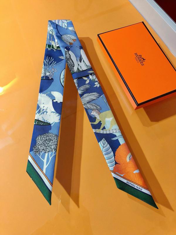 Hermes silk ribbon 5X86cm E108 (33)