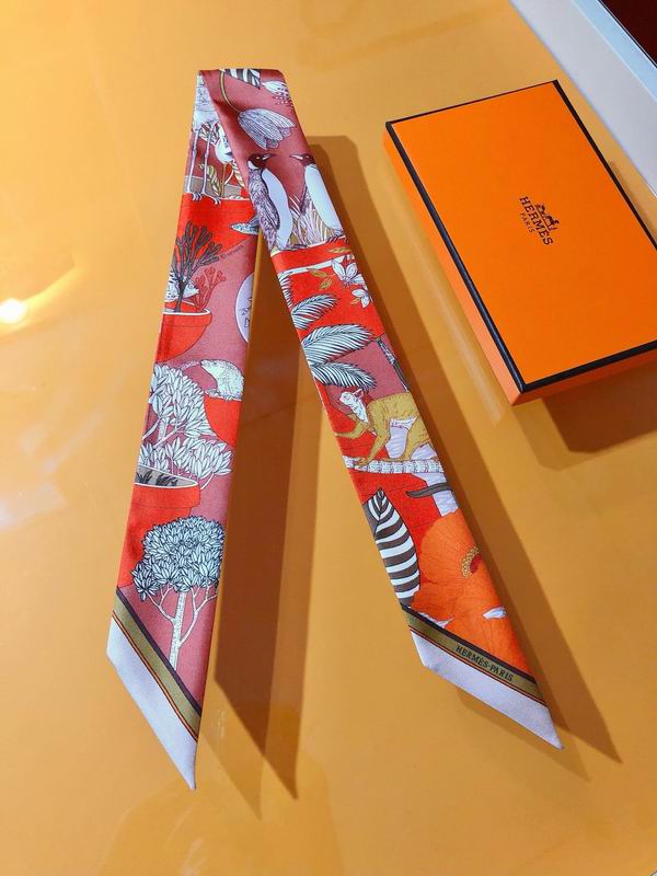 Hermes silk ribbon 5X86cm E108 (6)