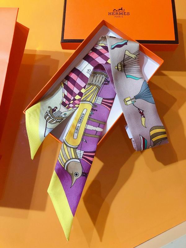 Hermes silk ribbon 5X86cm E129 (16)
