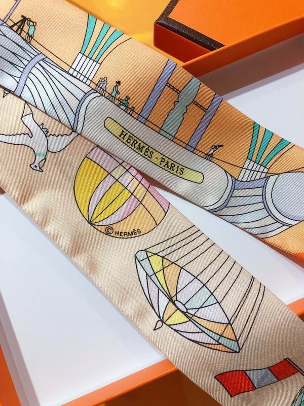 Hermes silk ribbon 5X86cm E129 (23)