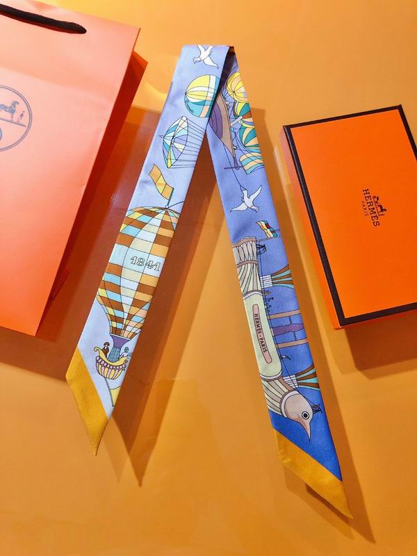 Hermes silk ribbon 5X86cm E129 (7)