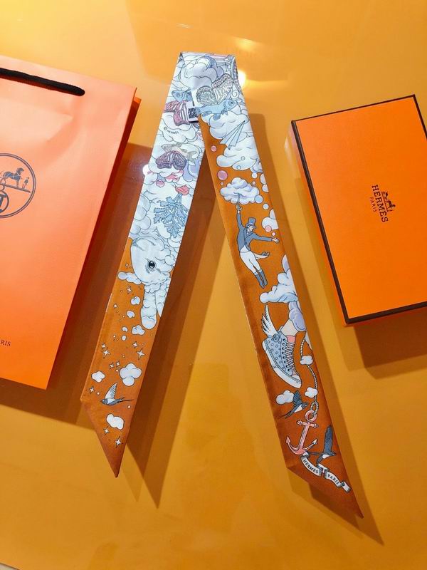 Hermes silk ribbon 5X86cm E130 (23)