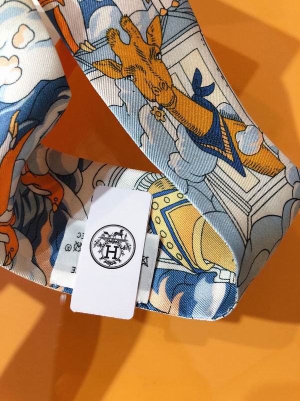 Hermes silk ribbon 5X86cm E130 (25)