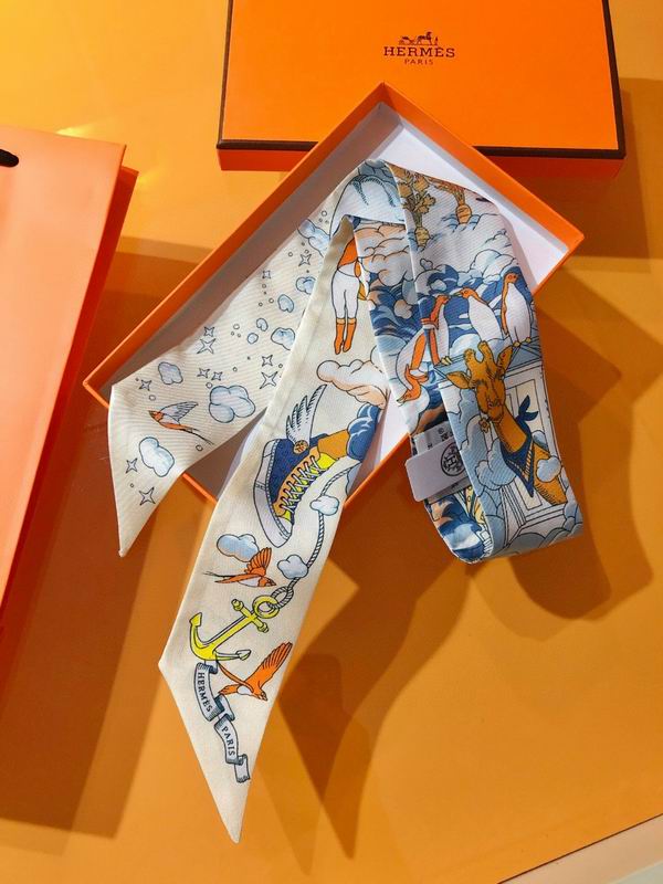 Hermes silk ribbon 5X86cm E130 (26)