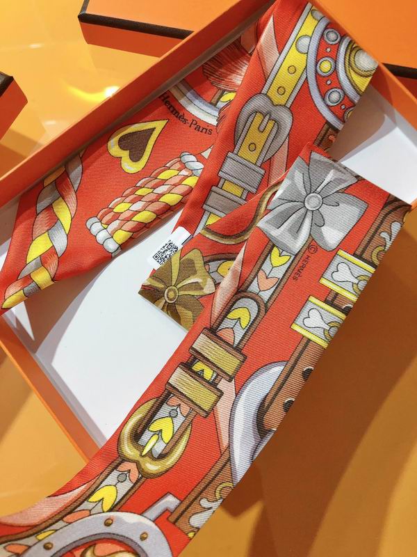 Hermes silk ribbon 5X86cm E131 (10)