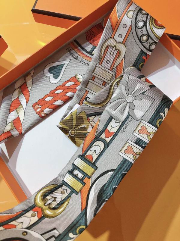 Hermes silk ribbon 5X86cm E131 (18)