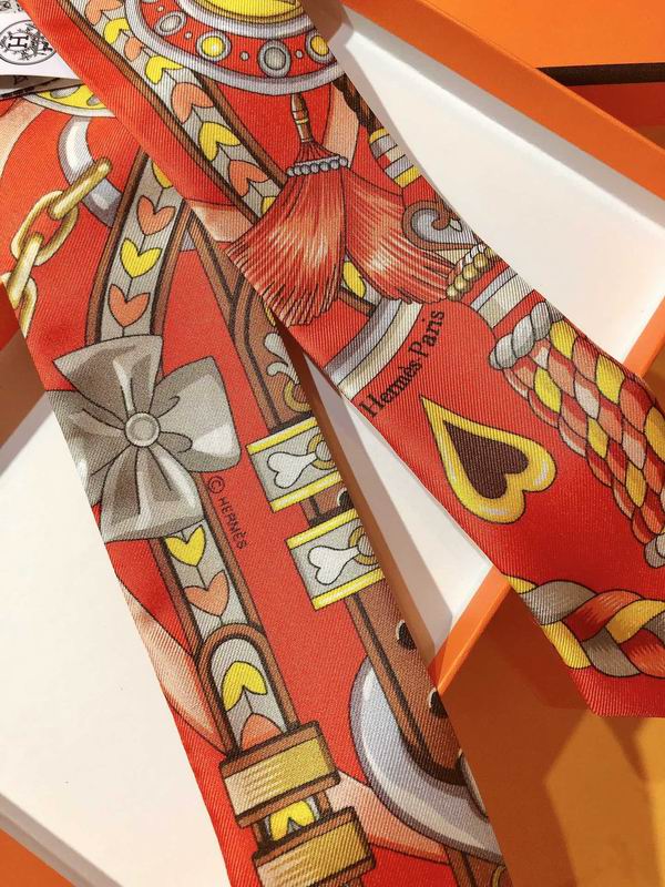 Hermes silk ribbon 5X86cm E131 (19)