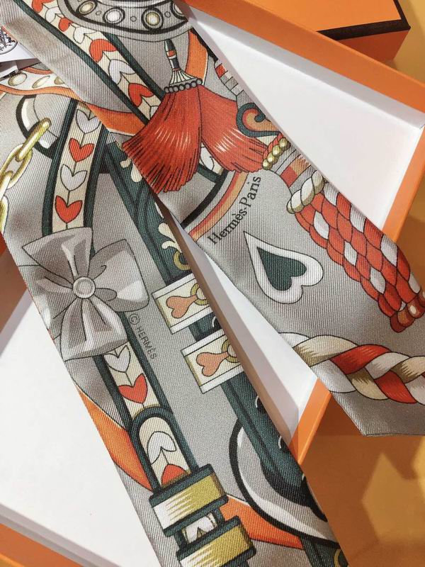 Hermes silk ribbon 5X86cm E131 (20)