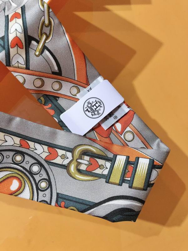 Hermes silk ribbon 5X86cm E131 (21)