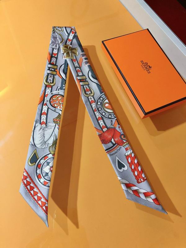 Hermes silk ribbon 5X86cm E131 (23)