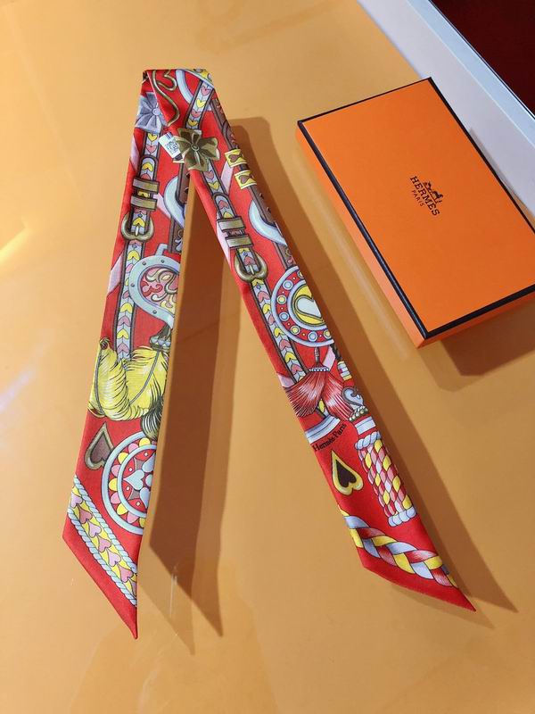 Hermes silk ribbon 5X86cm E131 (27)