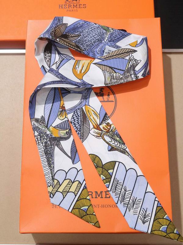 Hermes silk ribbon 5X86cm E132 (13)
