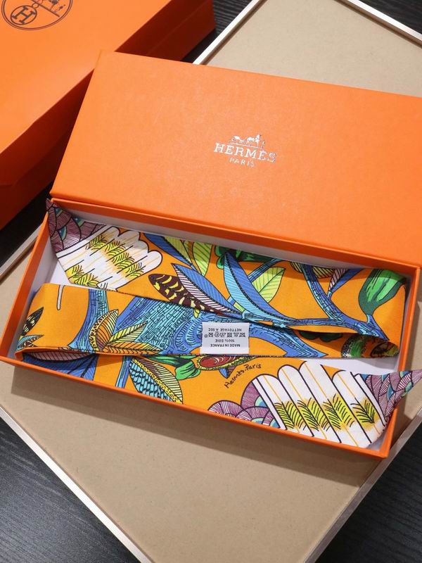 Hermes silk ribbon 5X86cm E132 (23)