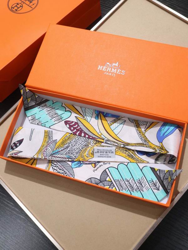 Hermes silk ribbon 5X86cm E132 (7)