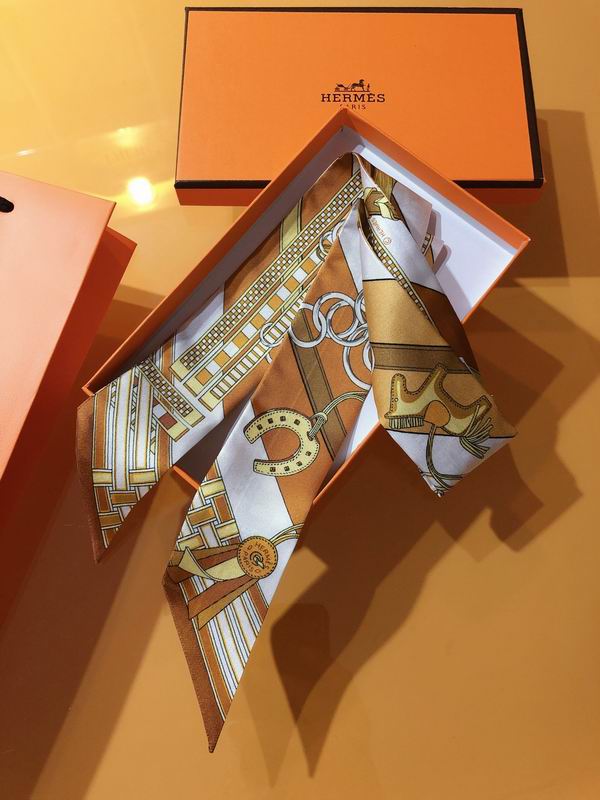 Hermes silk ribbon 5X86cm E134 (14)