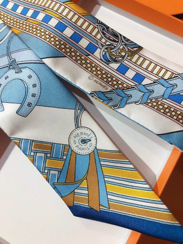 Hermes silk ribbon 5X86cm E134 (21)