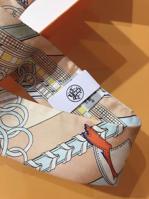 Hermes silk ribbon 5X86cm E134 (5)