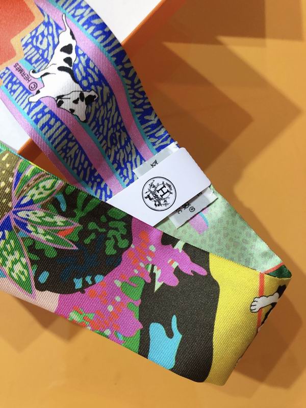 Hermes silk ribbon 5X86cm E135 (21)