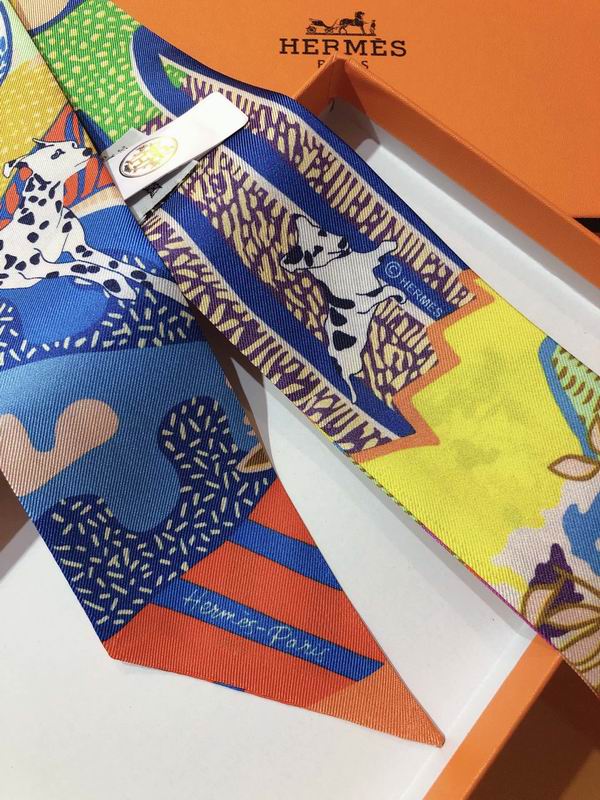 Hermes silk ribbon 5X86cm E135 (4)