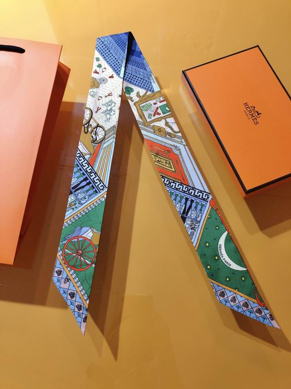 Hermes silk ribbon 5X86cm E136 (23)