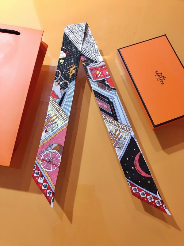 Hermes silk ribbon 5X86cm E136 (27)