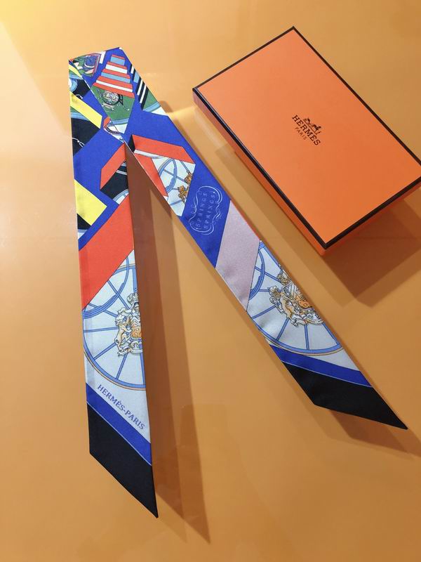 Hermes silk ribbon 5X86cm E139 (15)